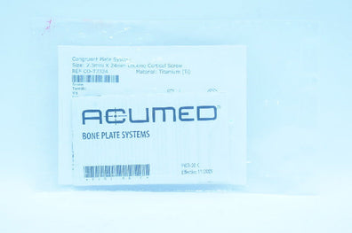Acumed CO-T2324 Congruent Plate System Locking Cortical Screw 2.3mm x 24mm